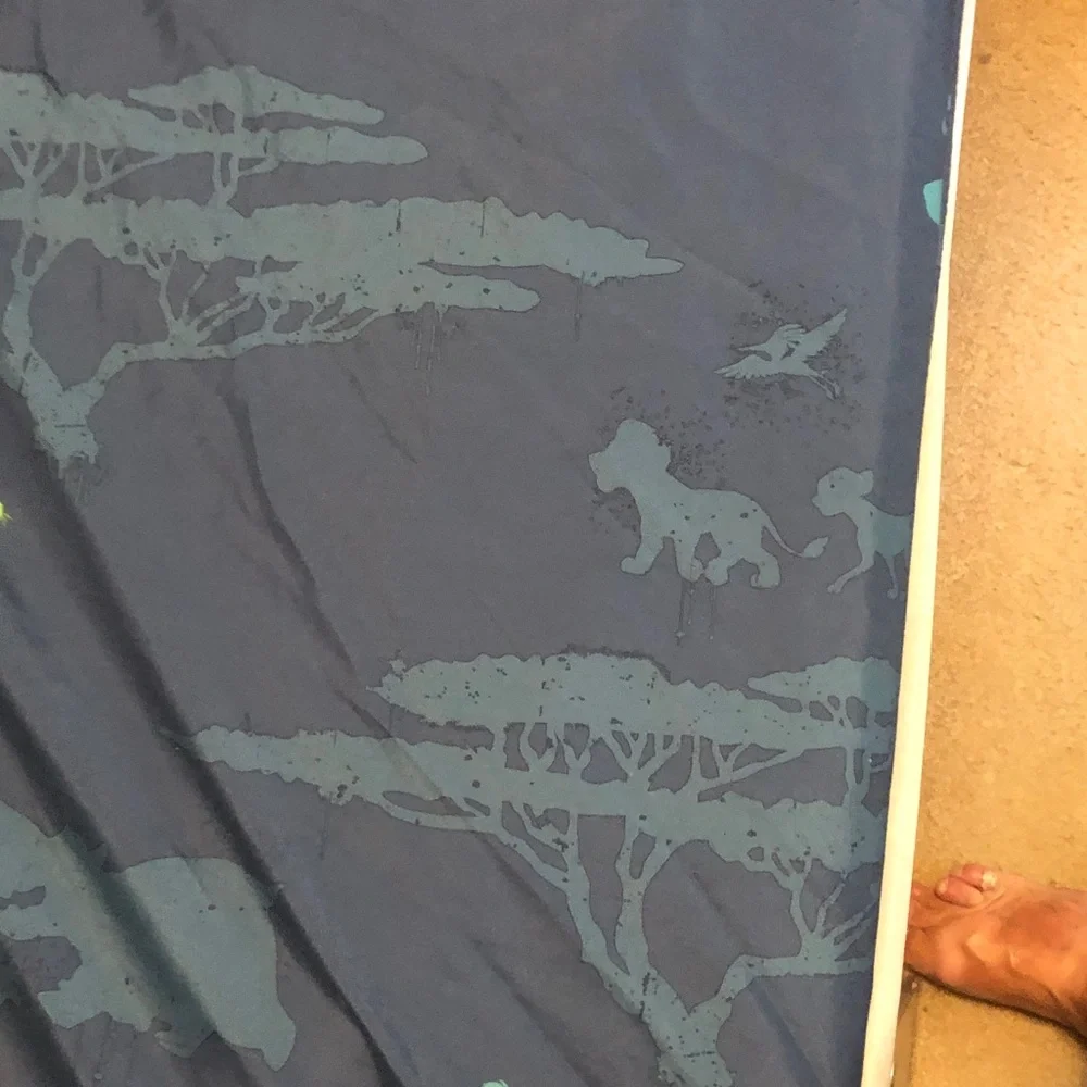 Safari Print Queen Silhouette Bedding - Dark Gray with Mint & Yellow Accents